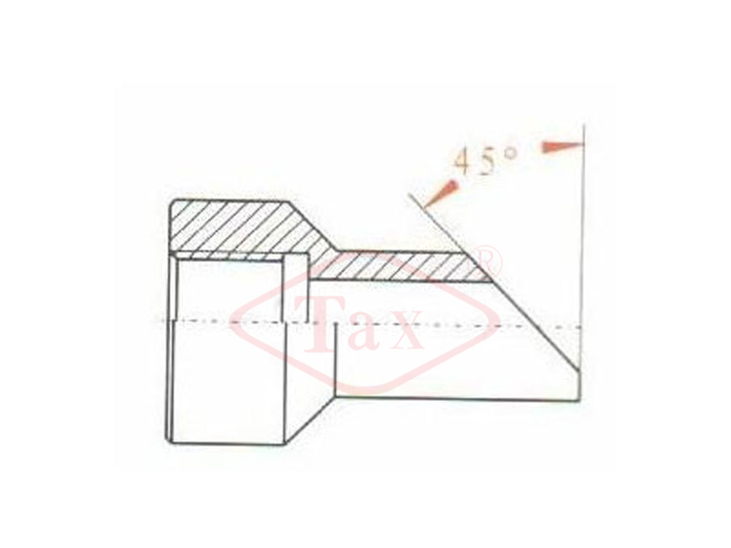 45度直形連接頭