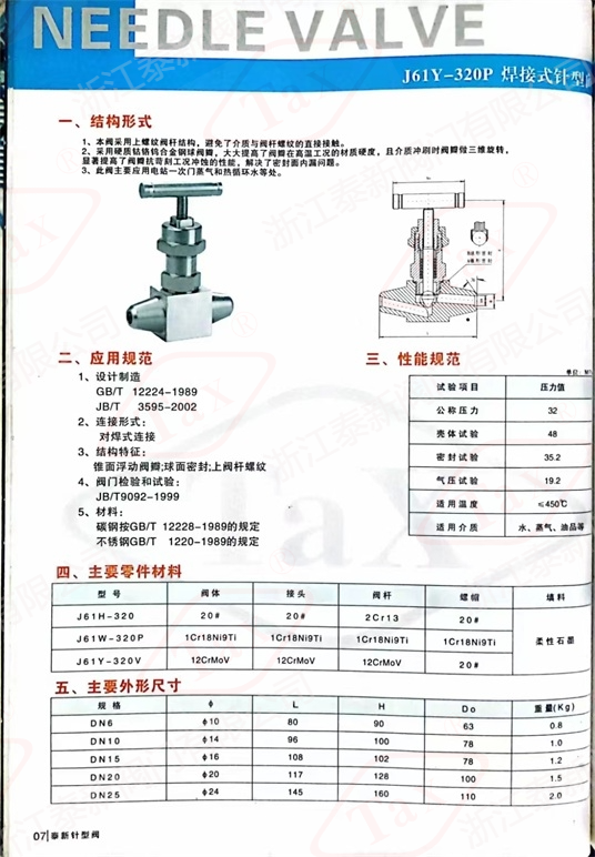 電廠一次門(mén)高溫高壓截止閥